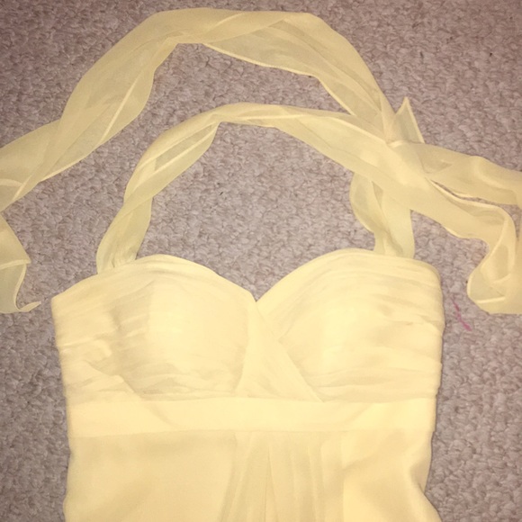 Yellow Bill Levkoff Bridesmaid/Formal Dress - Picture 2 of 3